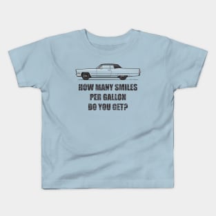 Smiles per gallon Kids T-Shirt